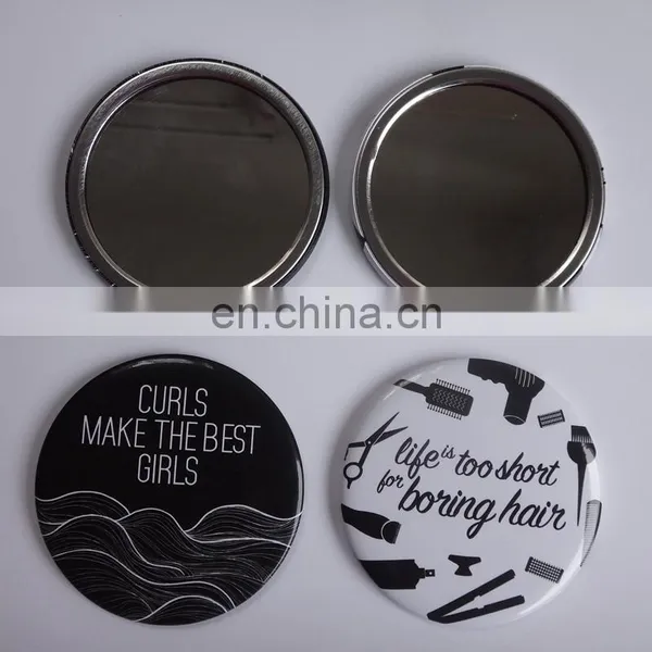 Hot Selling Metal Plain Round Pocket Mirror Manufacturers photo-4