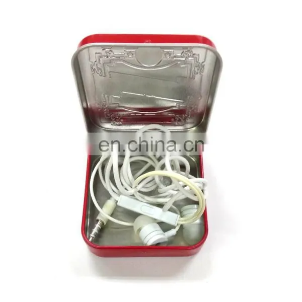 Mini Gift Packing Tin Box Handbag Jewelry Storage Iron Box Candy Earphone Ring Metal Container Small photo-2