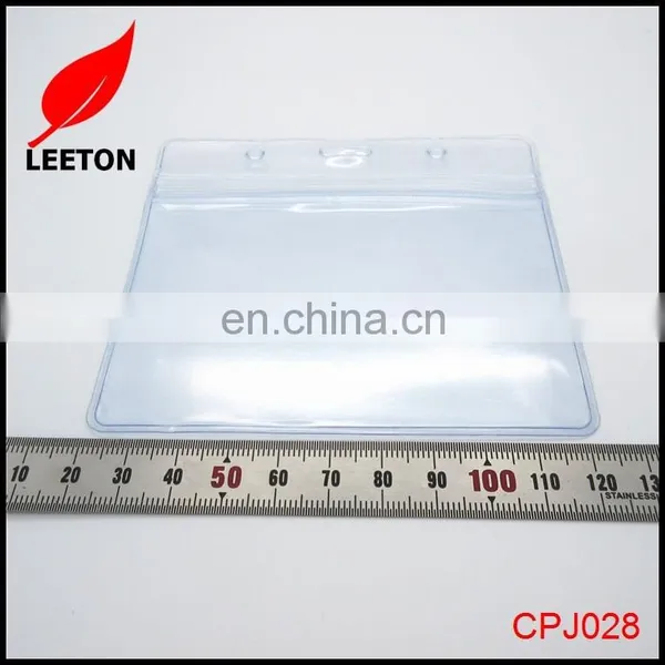 Factory Supply Clear Plastic PVC Working Card Badge Holder photo-3