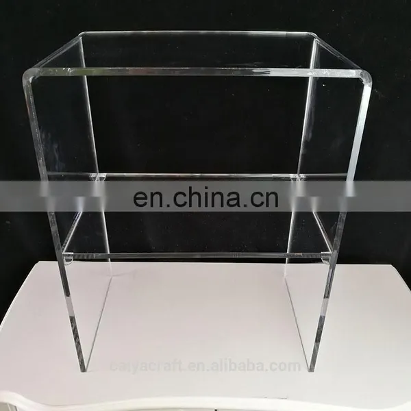 3/4" Thick Clear Acrylic Shower Bench or Stool photo-3