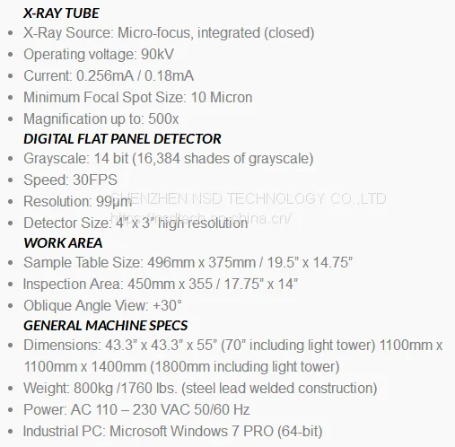 X-RAY INSPECTION SYSTEM 1800 photo-2