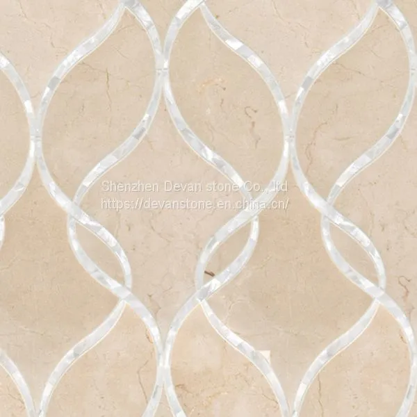 Stylish New Mosaic Waterjet Cut Mosaic for Bathroom photo-5