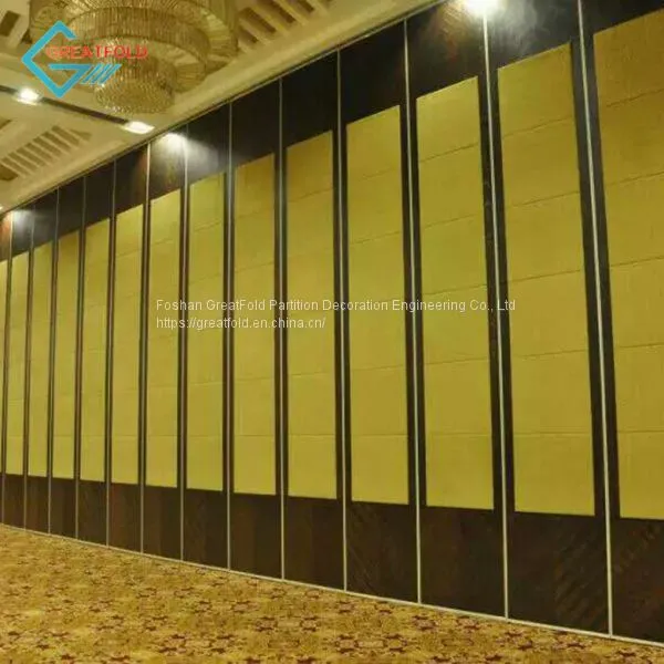 Chile Hotel Movable Partition Wall Acoustic Wooden Hanging Folding Partition Wall With Variety Color photo-4