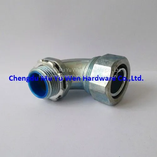 90 degree zinc die cast metric thread liquidtight conduit fittings
