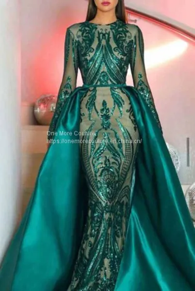 Green Mermaid Prom Dress