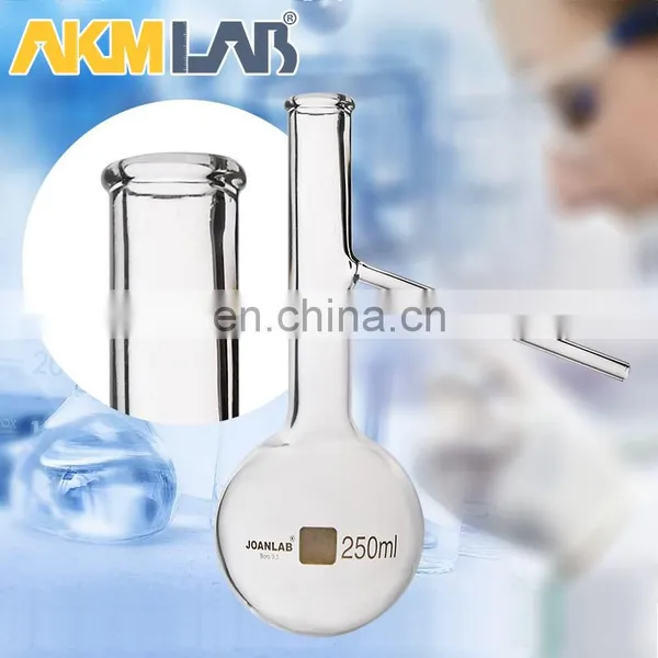 AKM LAB Boro 3.3 Glass Distilling Engler Flask With Side Tube photo-3
