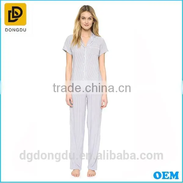 Lady Sleepwear Fashion Brand Wholesale Pretty Quality Sleepwear