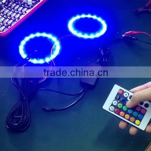 Universal 5050SMD RGB Ring Angel Eyes 80mm 90mm 100mm 110mm 120mm 130mm 140mm photo-5