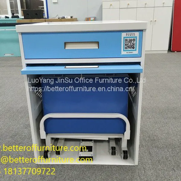 Hospital Care Patient Family Use Escort Fold Bed and Cabinet Soft Sponge Cushion photo-4