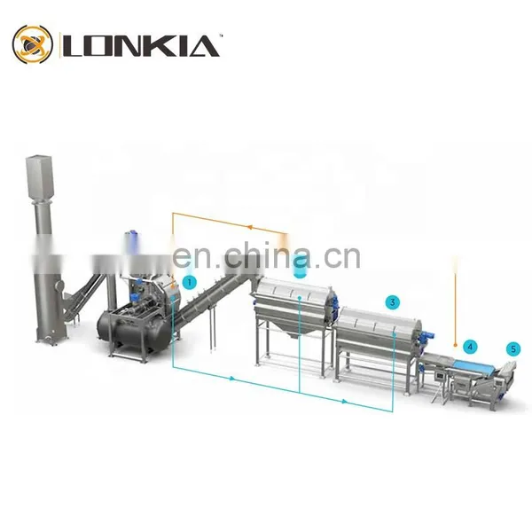 Automatic Potato Steam Peeling Machine High Productive Potatoes Sweet Tomato Steam Peeler Machine photo-2
