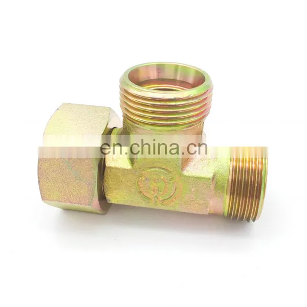 High Quality Swivel Nut Run Pipe Connection Tee Fitting Connection Pipe photo-2