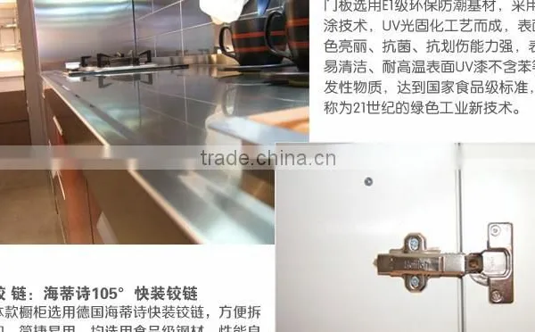 Nice Quality High Glossy White Kitchen Cabinet( CDY-S798) photo-5