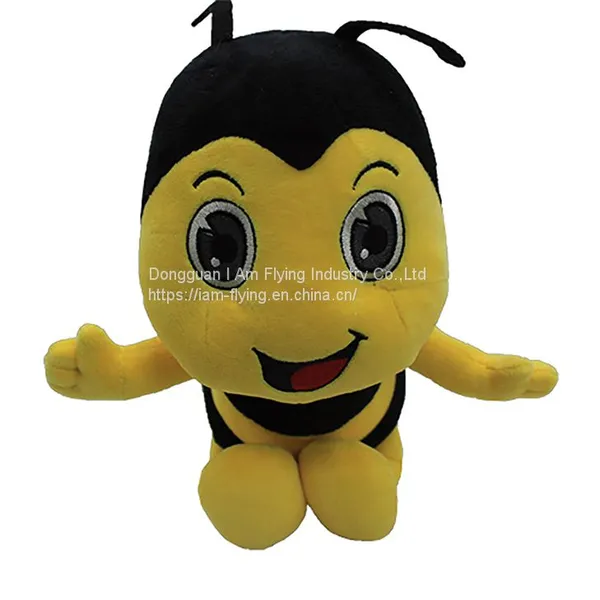 Factory Directly New Design Custom Cute Soft Cartoon Stuffed Animal Plush Toy Bee photo-4