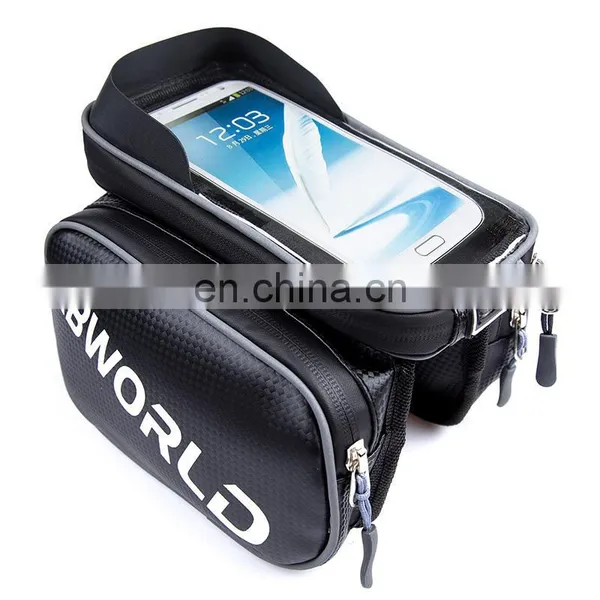 Waterproof Bicycle Phone Mount Bag Unisex Cycling Top Tube Frame Bag photo-3