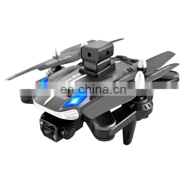 K8 Drone 4k Optical Flow Localization Electric Adjustment Lens Four-way Obstacle Avoidance Body LED Lights photo-4