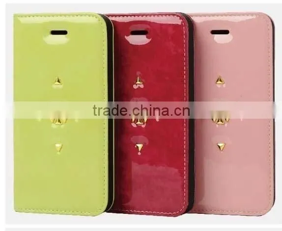 New Rose Design Book Wallet Leather Case for Apple IPhone 6 4.7"/ Plus 5.5",Jelly Bling Rhinestone Wallet Leather Case Cover photo-5