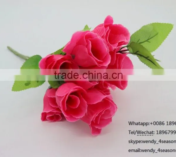 2016 New Hotsale Highquality Cheap Artificial Rose Flower For Wedding Decoration Quality Choice photo-3