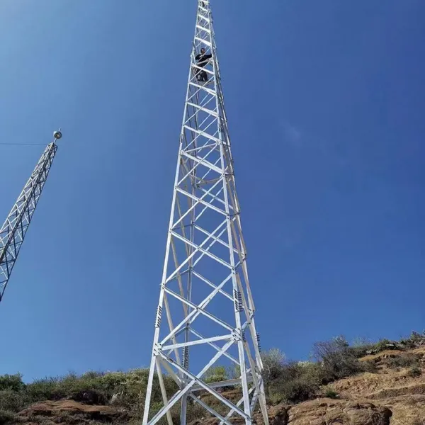 High Voltage 15m 25m 30m 35m Galvanized Steel Tubular Monopole Electric Power Pole Tower for Transmission Line or Telecommunication Price for Sale