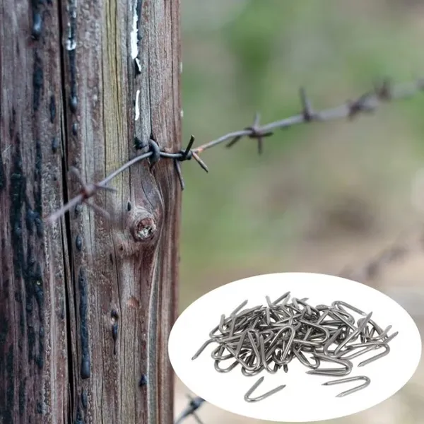 Steel U Shape Nails - Corrosion Resistant
