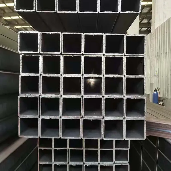 Solid and Reliable Black Hollow Section 40x40mm 6m Length Square And Rectangular Tube Steel Pipe photo-2