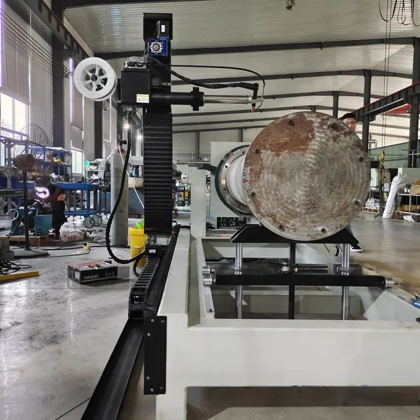Luye Automatic Tig Welding Machine for Flange Circumferential and Straight Seams of Welded Stainless Steel Pipes, With Panasonic Power Supply photo-2