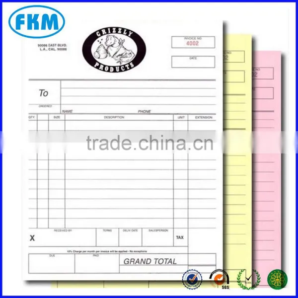 Carbonless Paper/invoice Book