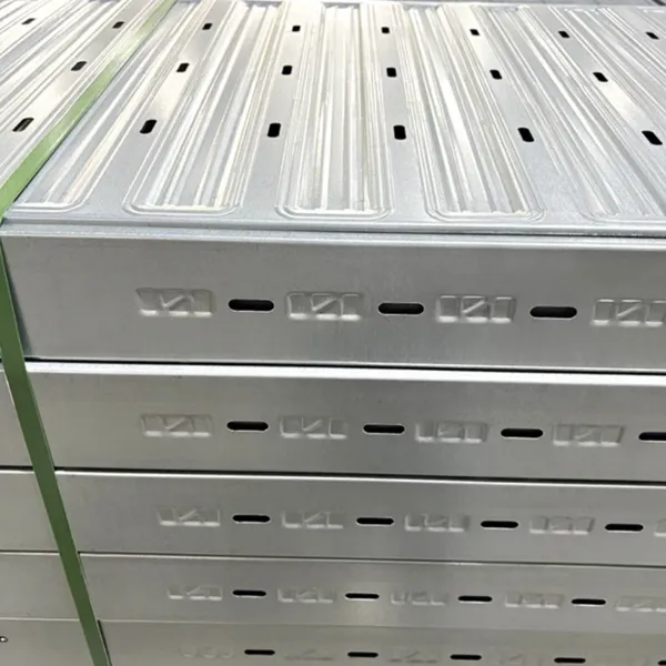 Aluminum Perforated Cable Tray, 2.0mm Thick, 300mm Width, 300kg/m Load, Anodized Surface, Lightweight and Durable