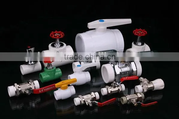 High Quality PPR Pipe Fittings 20-63mm Double Union Ball Valve photo-3
