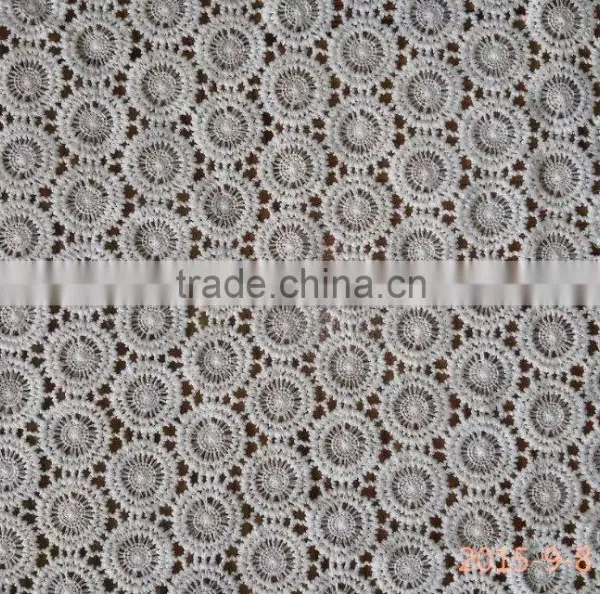 Wholesale Lace Fabric/embroidery Milk Silk Full Lace Water Soluble Lace for Garment Accessory photo-3