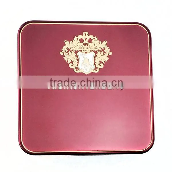 Cmyk Printed Square Metal Tin Boxes for Cookies