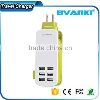 2016 New OEM High Quality Factory 6 Port Usb Charger for Iphone 7 US EU UK AU Plug Charger With Multi USB Wall Charger photo-2