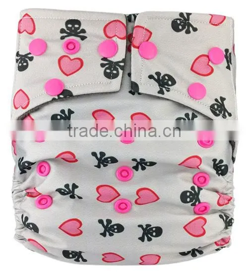 Washable Baby Diaper AIO Diapers With Bamboo Charcoal Innber photo-5