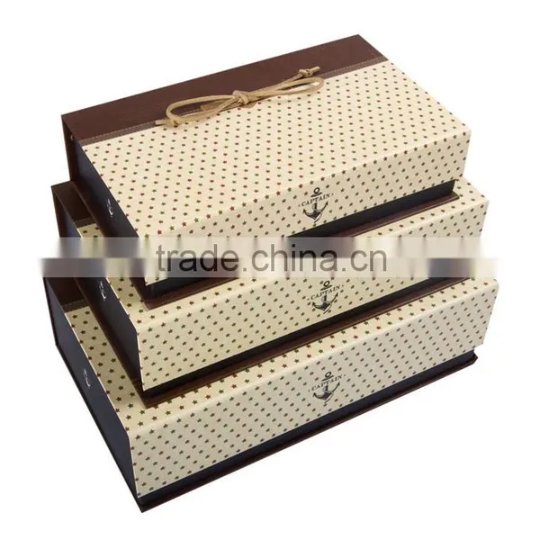 The Rope Knot Gift Box Gift Box Rectangular Lattice Elegant Birthday Gift Wholesale Custom BusinessCustom Gift Box