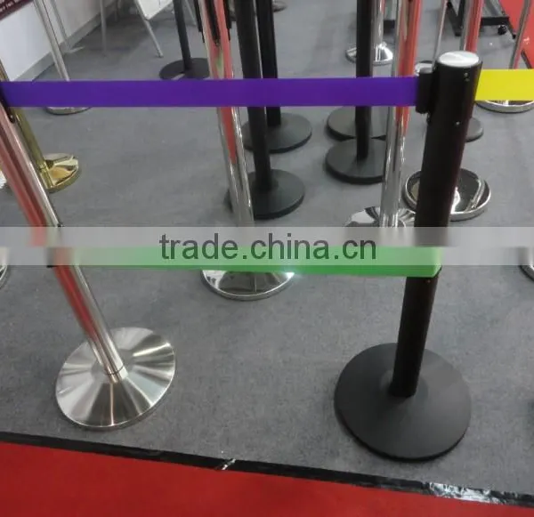 Double Retractable Belt Barrier/Queue Pole photo-3