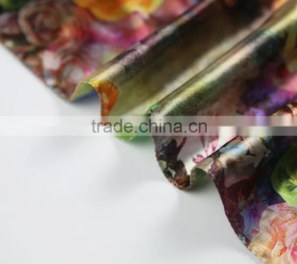 2016 New Decent Lady Fashion Scarves Factory Direct Custom Floral Printed Silk Scarf photo-4