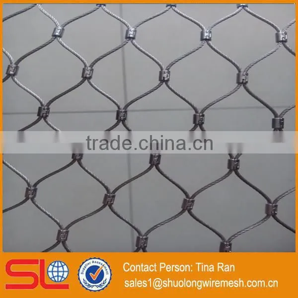 2mm Rope Wire Flexible Stainless Steel Woven Zoo Mesh Fence photo-5