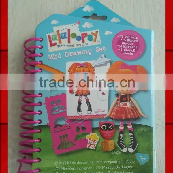 2015 new mini drawing set book set stationery set