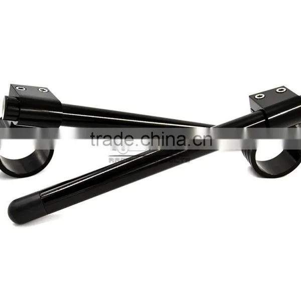 BJ-COHB-037B Custom 37mm CNC Billet Alloy Riser Off Road Clip On Handlebars For Kawasaki Ninja 250R photo-4