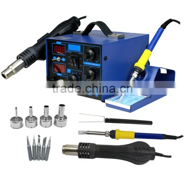862D+ 2in1 SMD Soldering Iron Hot Air Rework Station Desoldering Repair 110V photo-5