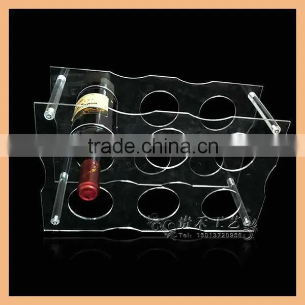 Transparent Acrylic Wine Display Rack for Bar Ware photo-2