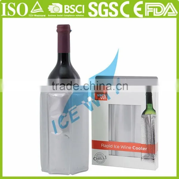 Wine Accessory Sets Portable Gel Wine Bottle Cooler Freezer Pack Ice Bucket Supplier's Choice photo-2