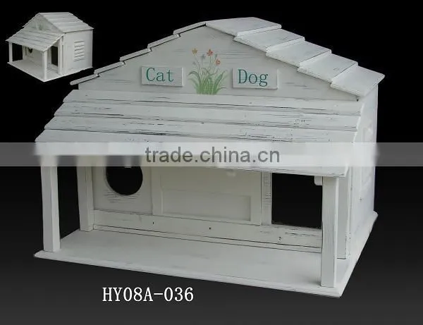 Classic Country Style Wood Pet House