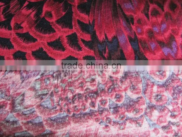 2015 Hot Sell Viscose Spandex Printed Fabric Single Jersey photo-3
