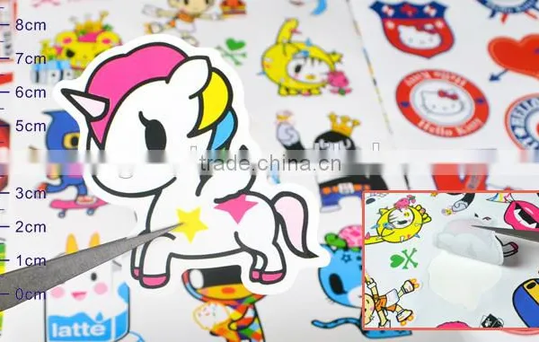 Custom Self Adhesive Vinyl Stickers Cuntom Bumper Sticker Carton Sticker Material photo-2
