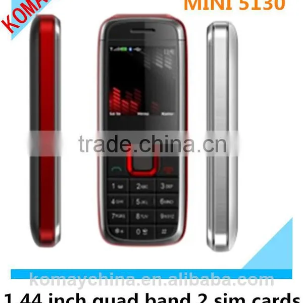 KOMAY MINI 5130 mobile phone factory with dual sim quad band super load speaker cheap basic bar phone