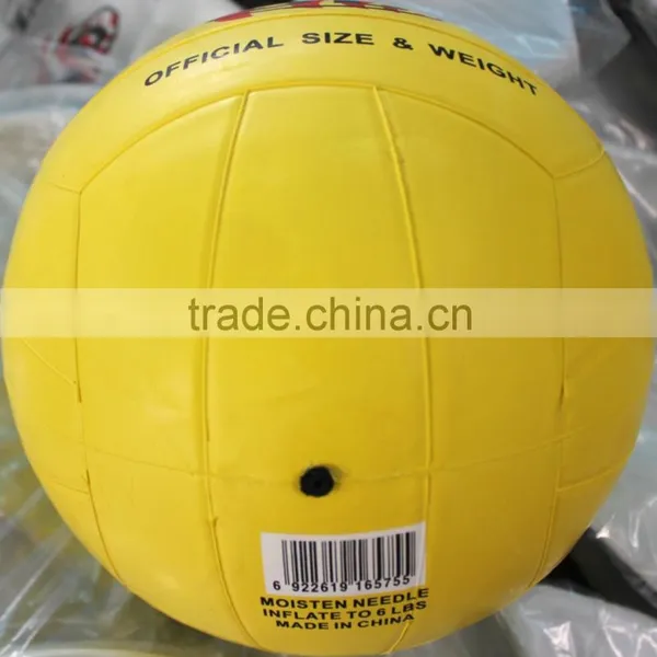 Rubber Material Yellow Cheap Price Volleyball Ball photo-4