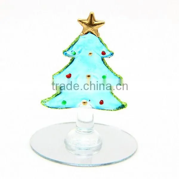 Hand Blown Glass Christmas Tree photo-3