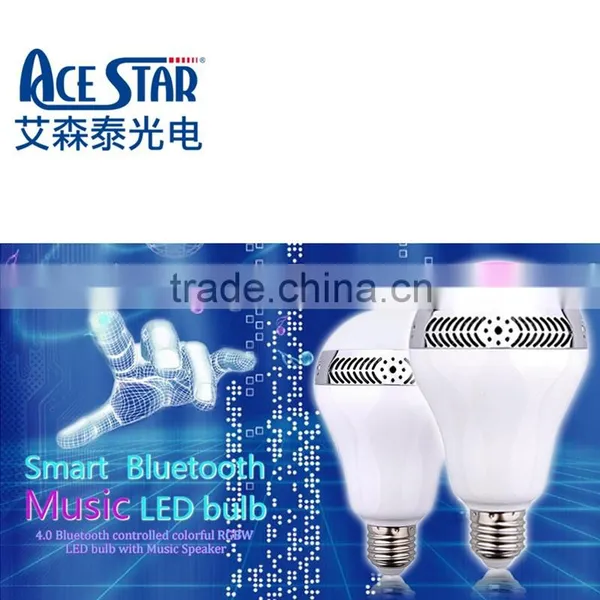E27 RGB Bulb Bluetooth Control Audio Smart Speaker