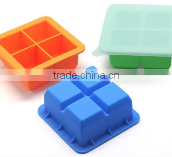 BPA Free Blocks Silicone Baby Food Tray and Breast Milk Storage Container photo-2
