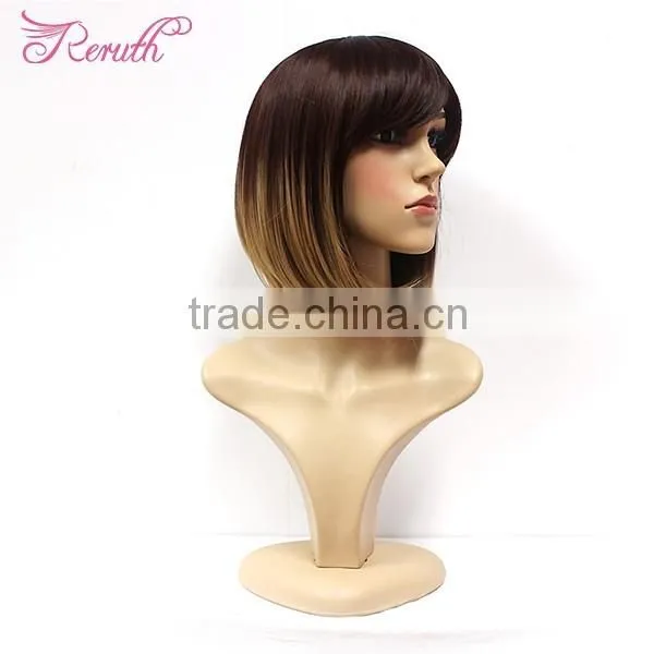 High Quality Wholesale Short Straight Bob Style Human Hair Wig photo-2